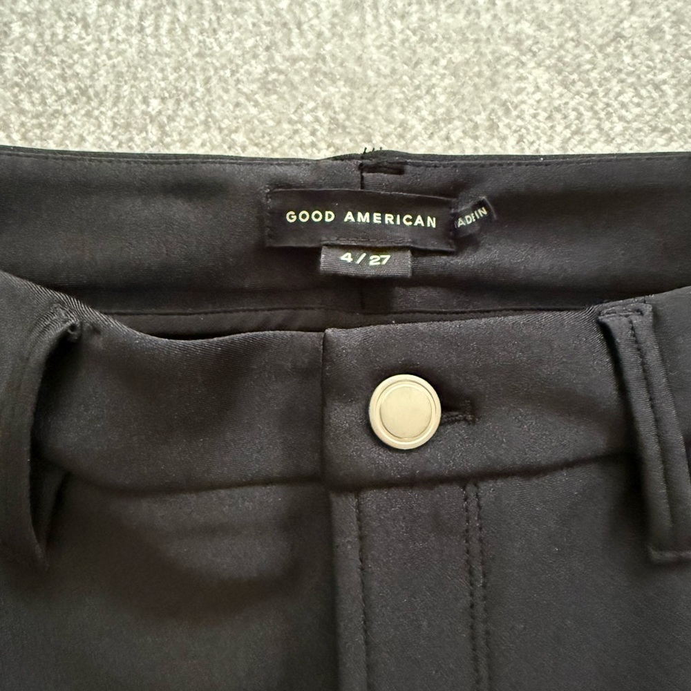 Good American Black Ankle Pants